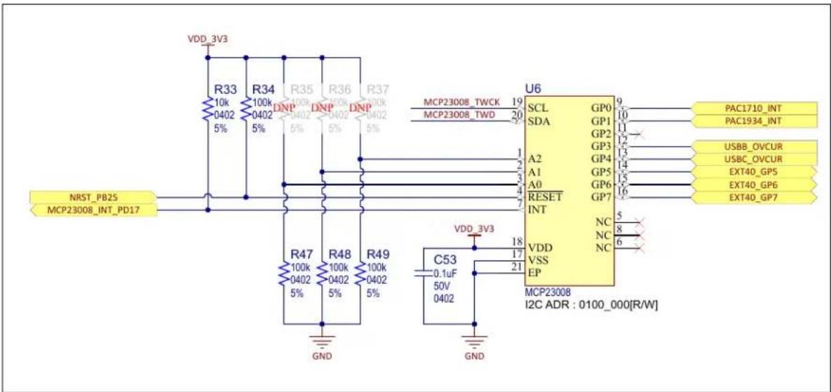 Microchip SAM9X60D6K - I/O Expander - 1