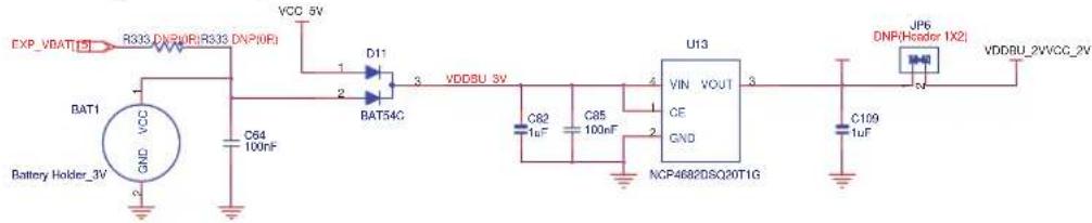 Microchip ATSAMA5D44 - Backup Power Supply - 1