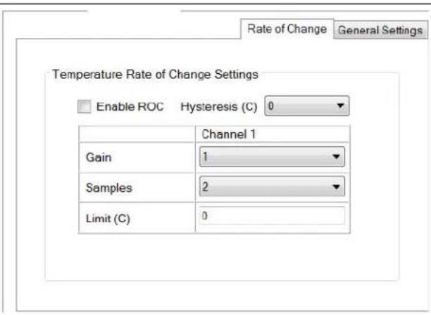 Microchip EMC1815 - Sensor Settings Tab - 2