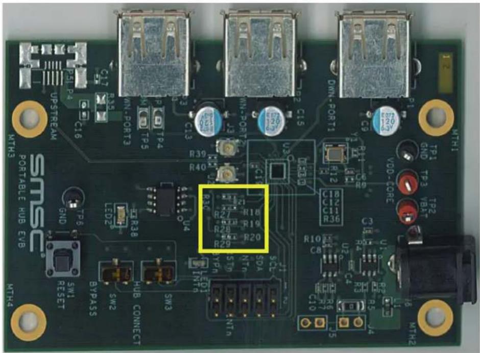 Microchip EVB-USB3503 - Configuration Resistors - 1
