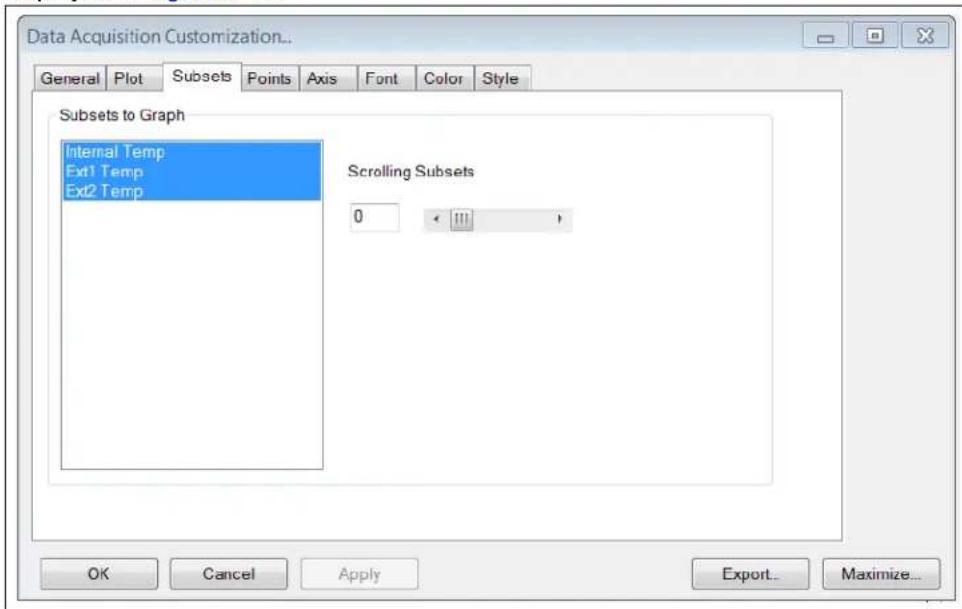 Microchip EMC1823 - DATA ACQUISITION CUSTOMIZATION WINDOW DESCRIPTION - 2