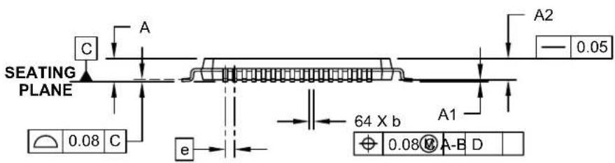 Microchip dsPIC33EP32GS502 - 64-Lead Plastic Thin Quad Flatpack (PT)-10x10x1 mm Body, 2.00 mm Footprint [TQFP] - 2