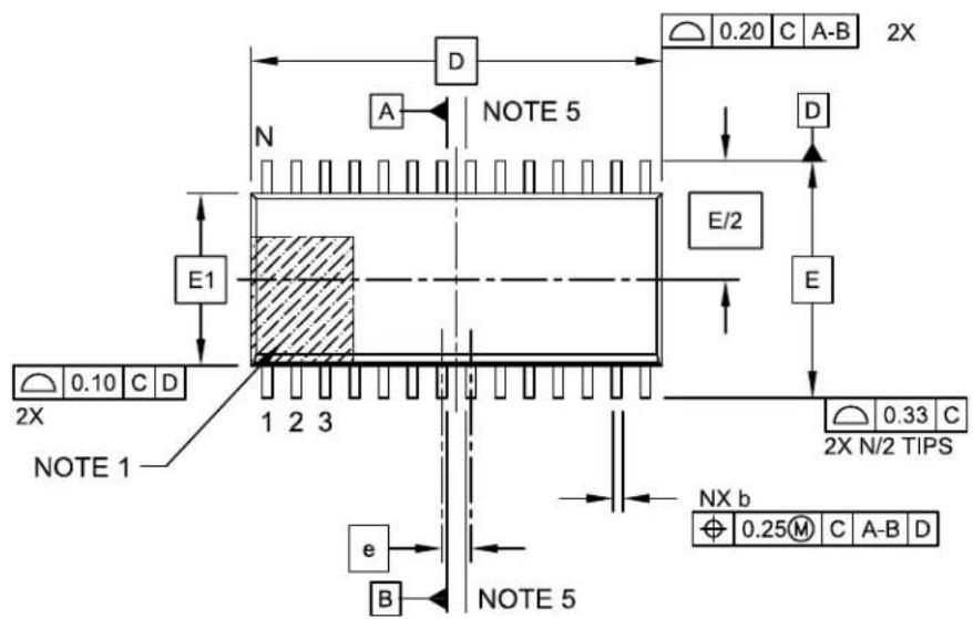 Microchip dsPIC33EP32GS502 - 28-Lead Plastic Small Outline (SO) - Wide, 7.50 mm Body [SOIC] - 1