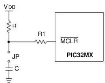 Microchip PIC32MX320F032H - Master Clear (MCLR) Pin - 1