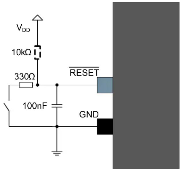 Microchip ATSAMR34J17 - External Reset Circuit - 1