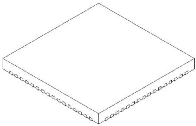 Microchip dsPIC33CH512MP208 - 64-Lead Plastic Quad Flat, No Lead Package (MR) - 9x9x0.9 mm Body with 5.40 x 5.40 Exposed Pad [QFN] - 1