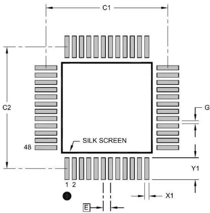Microchip dsPIC33CH512MP208 - 48-Lead Plastic Thin Quad Flatpack (PT) - 7x7x1.0 mm Body [TQFP] - 1