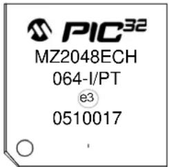 Microchip PIC32MZ1024ECM124 - Package Marking Information - 4