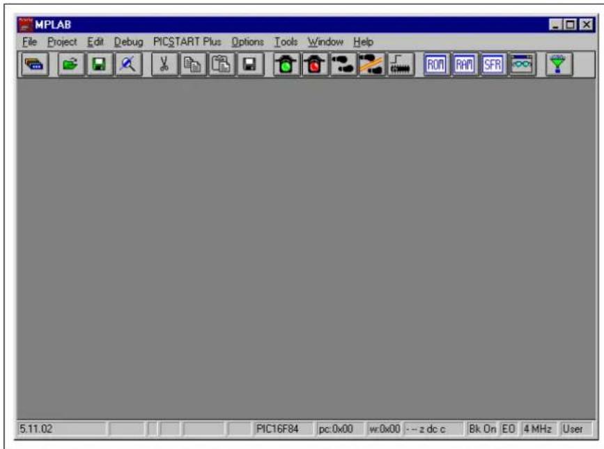 Microchip PIC18F4539 - MPLAB IDE Desktop - 1