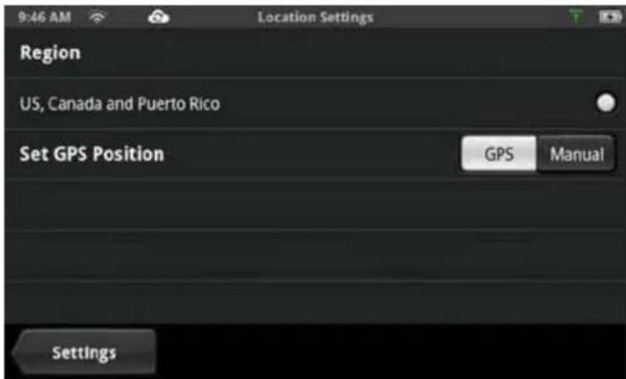 MAGELLAN SmartGPS 5390T - Set GPS Position - 1