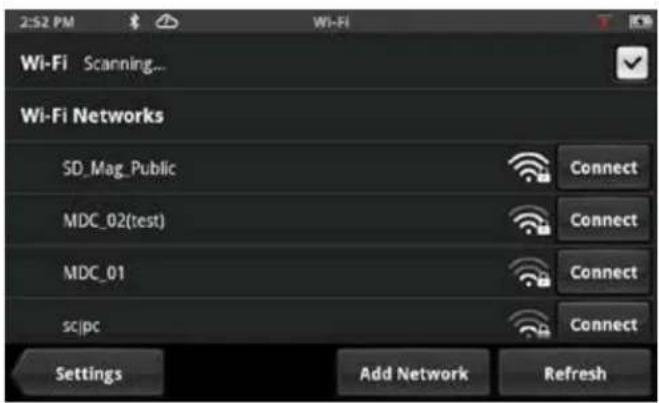 MAGELLAN SmartGPS 5390T - Connecting to a Wi-Fi Network - 1