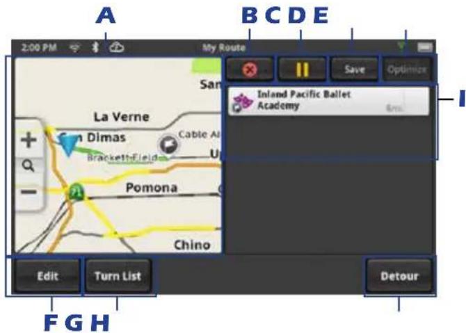 MAGELLAN SmartGPS 5390T - My Route - 1