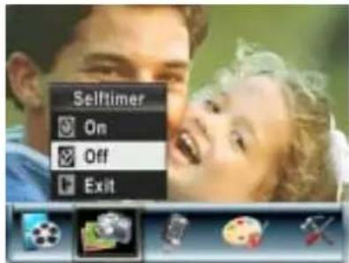 Selftimer On Off Exit