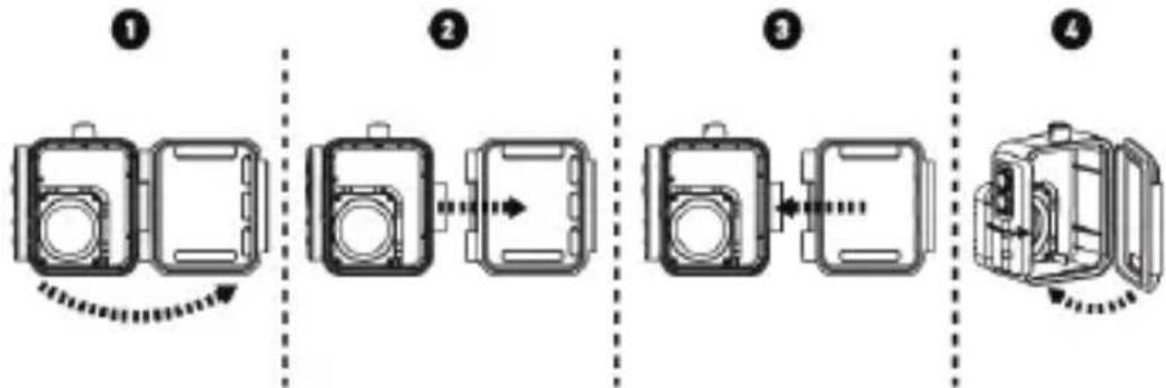 Pyle Gear Pro Quest GDV995BK - Assembling the camera - 1