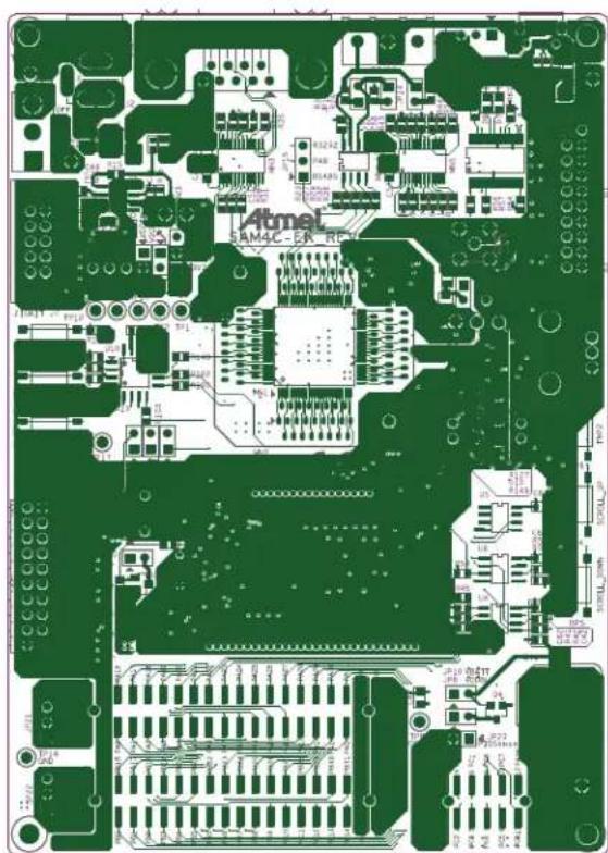 Microchip ATSAM4C-EK - ATSAM4C-EK Layout - 1