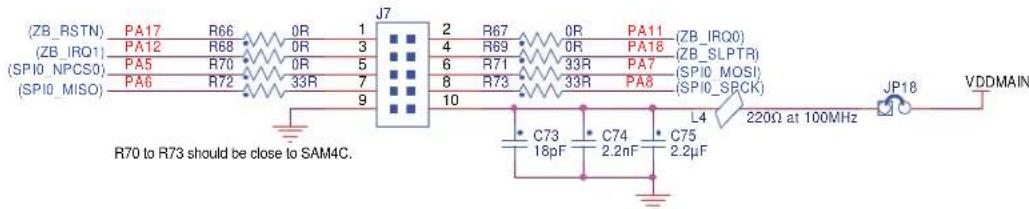 Microchip ATSAM4C-EK - RZ600 Interface - 1
