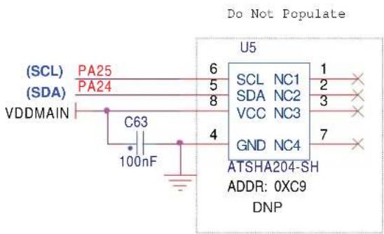 Microchip ATSAM4C-EK - CryptoAuthentication (optional) - 1