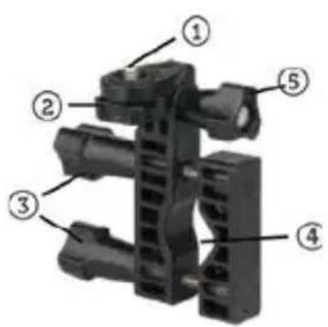 Labeled diagram of a mechanical assembly with numbered components
