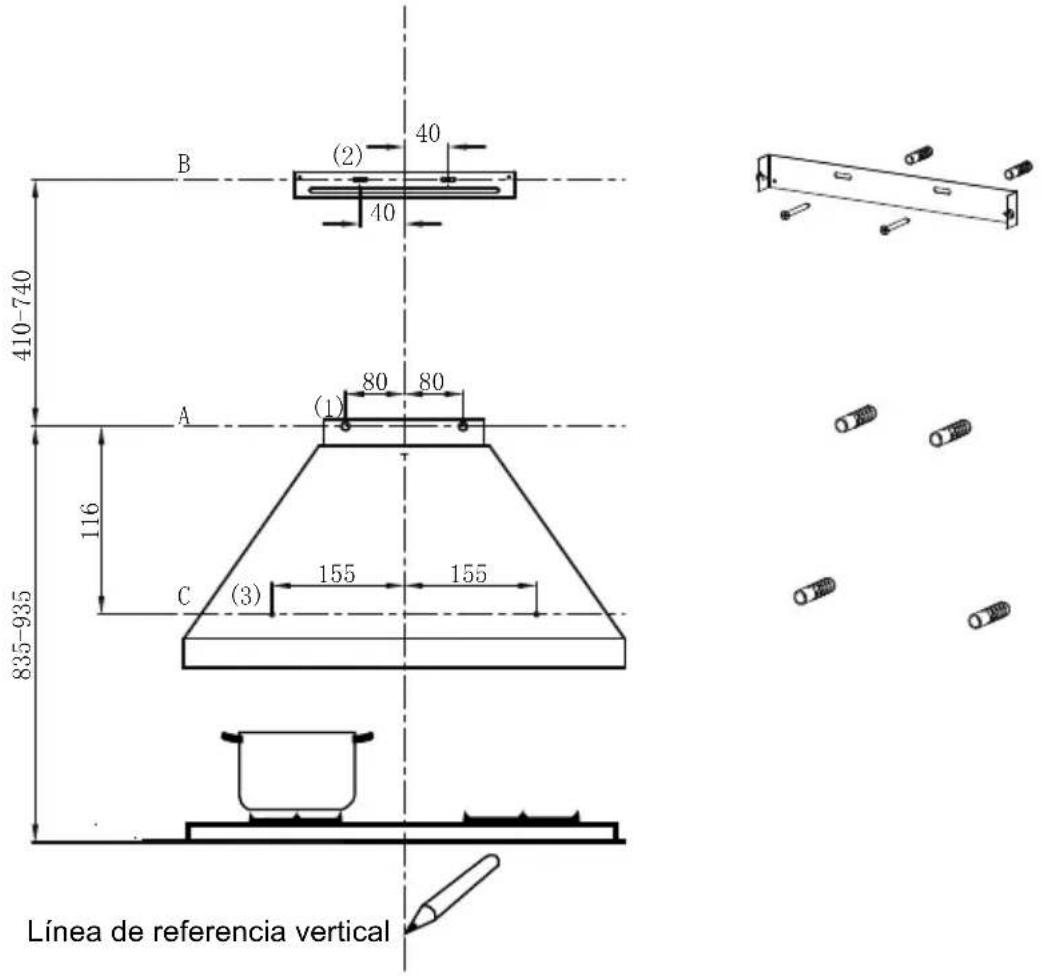 ASPES ACPP600A1IX - PERFORACIÓN DE PAREDES Y FIJACIÓN DE SOPORTE - 1