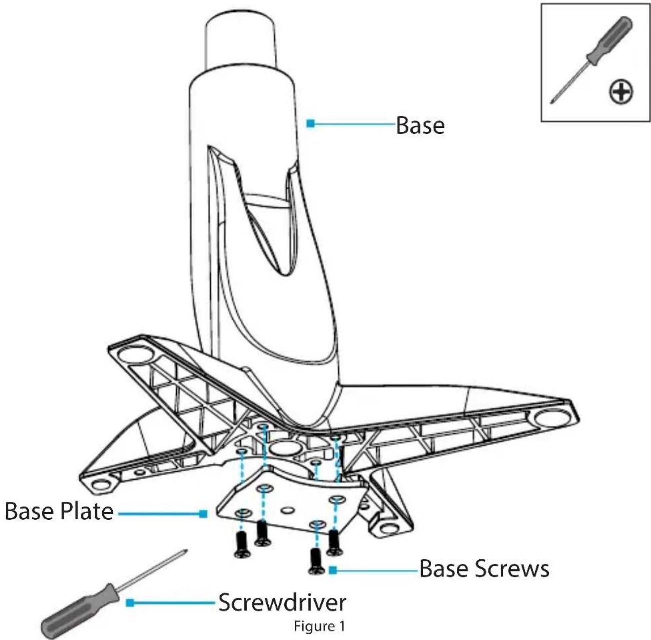StarTech.com SIT-STAND-ARM-1MS - Attach the Grommet Assembly - 1