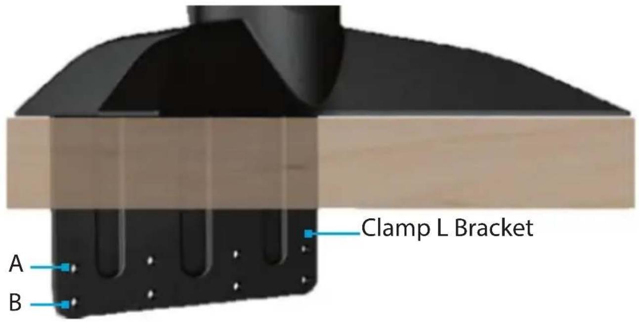 StarTech.com SIT-STAND-ARM-1MS - Clamp L Bracket Hardware Revisions - 1