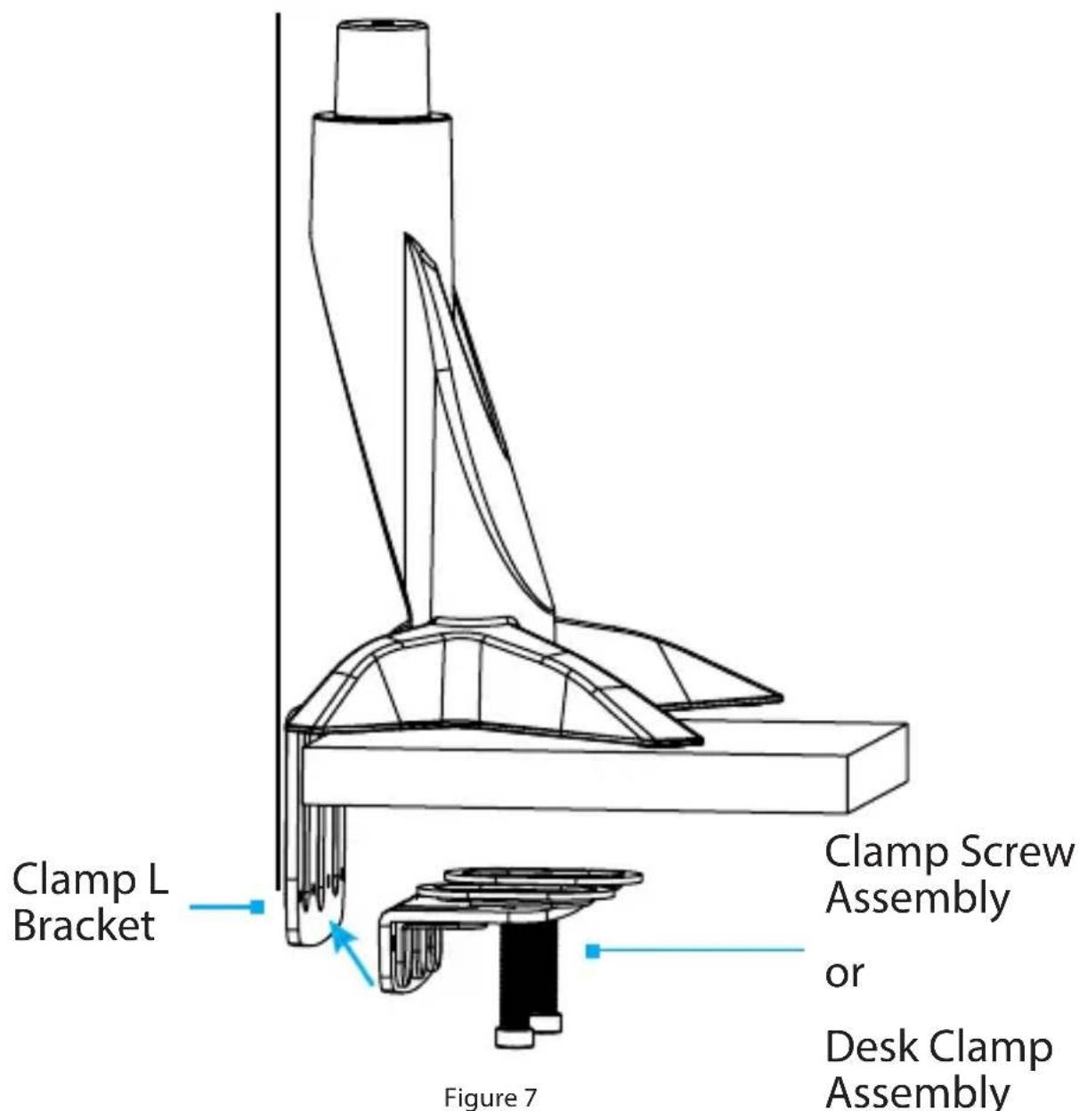StarTech.com SIT-STAND-ARM-1MS - Attach the Desk Clamp to a Desk or Table - 4