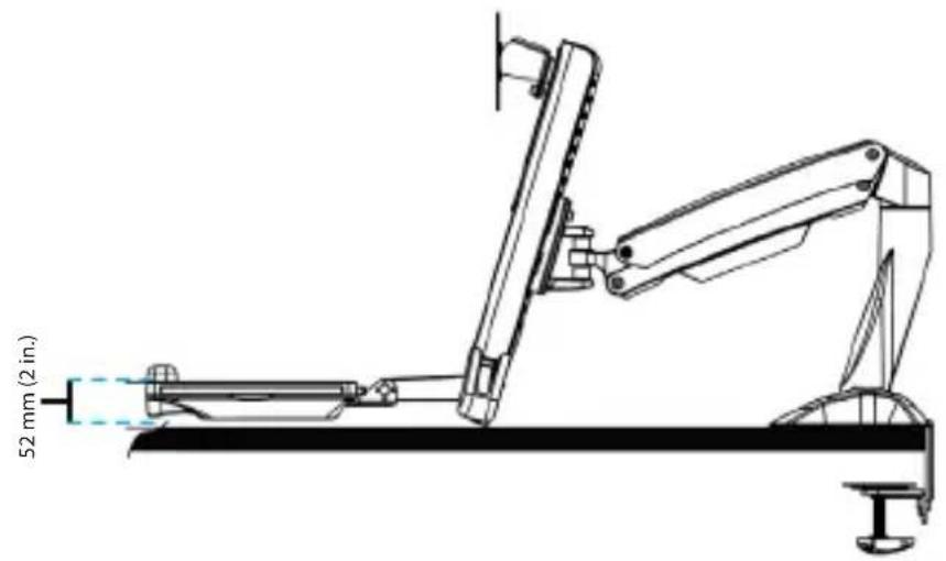StarTech.com SIT-STAND-ARM-1MS - Front View - 3