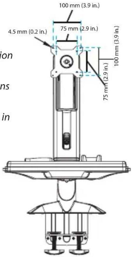 StarTech.com SIT-STAND-ARM-1MS - Front View - 1