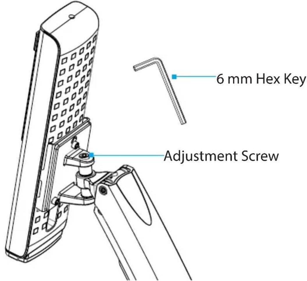 StarTech.com SIT-STAND-ARM-1MS - Adjust the Monitor Swivel Tension - 1