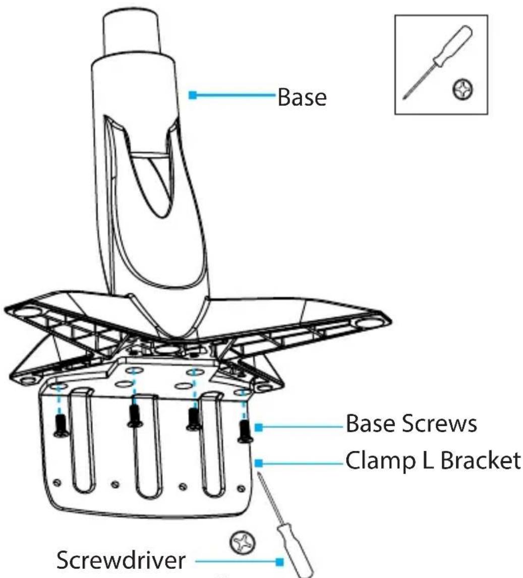 StarTech.com SIT-STAND-ARM-1MS - Attach the Desk Clamp to a Desk or Table - 1