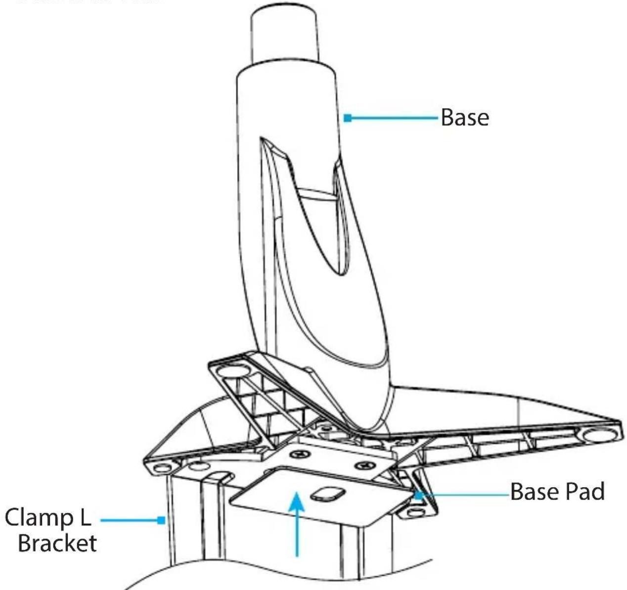 StarTech.com SIT-STAND-ARM-1MS - Attach the Desk Clamp to a Desk or Table - 2
