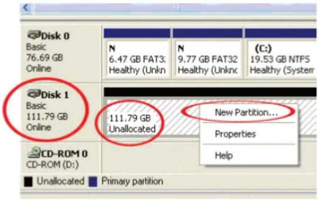 StarTech.com S2510BMU33C - Initializing the Hard Drive - 2