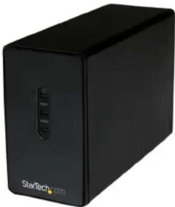 StarTech.com S252BU33RC - USB 3.0 Dual 2.5" SATA HDD/SSD RAID Enclosure - 1