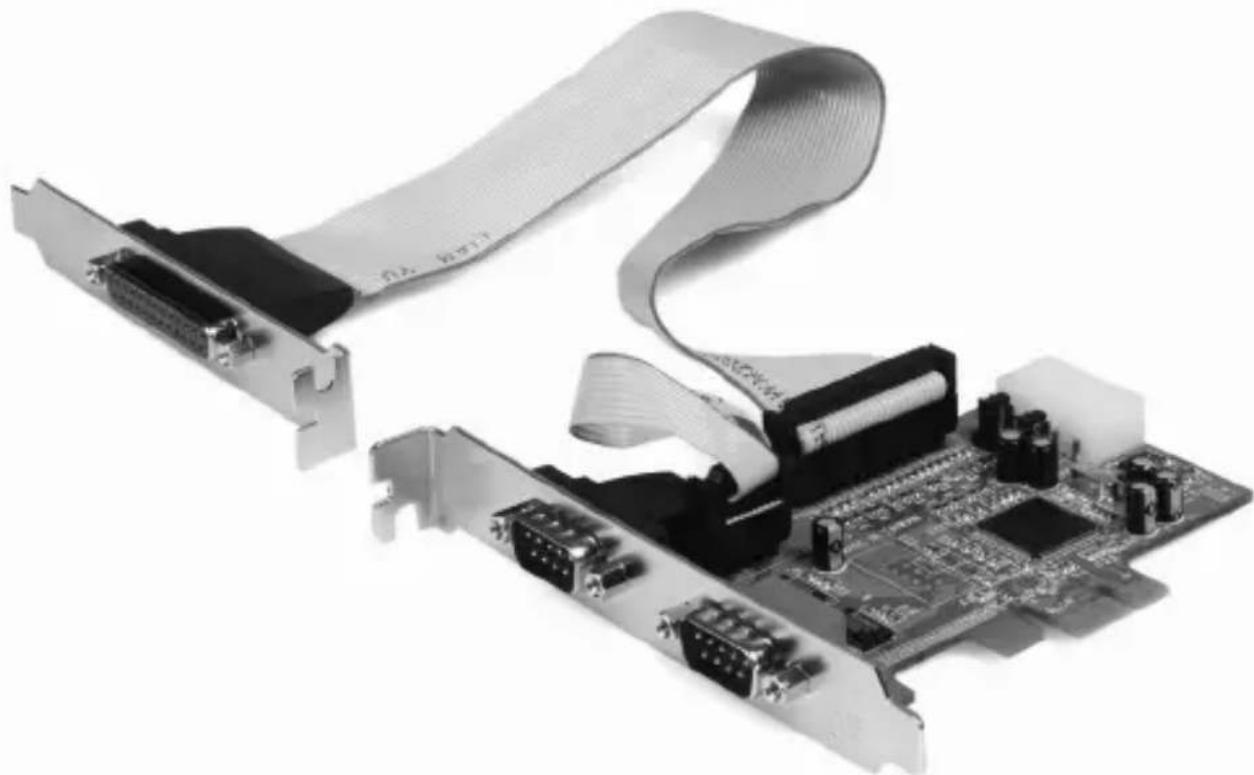 StarTech.com PEX1S552LP - Dual Profile PCI-Express RS-232 Serial Card (2 port Serial, 1 port Parallel\*) - 1