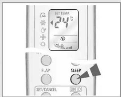 SAMSUNG IAQT18WJWB - Setting the Sleep Timer - 1