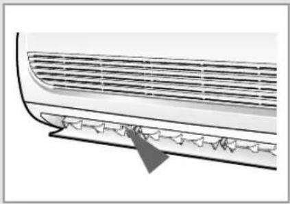 SAMSUNG IAQT18WJWB - Adjusting the Airflow Direction Horizontally - 1