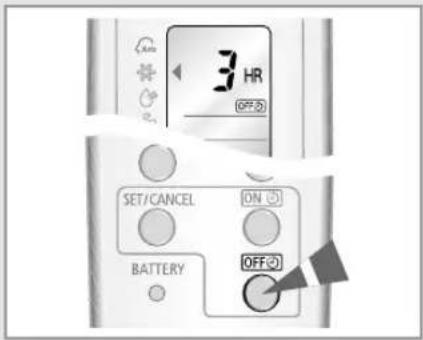 SAMSUNG IAQT18WJWB - To Cancel the Off Timer - 1