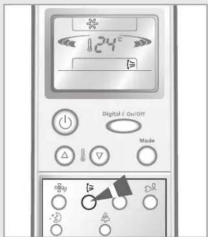 SAMSUNG US09P8GE - Adjusting the Air Flow Direction Vertically - 1