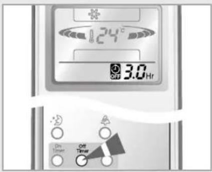 SAMSUNG US09P8GE - To Cancel the Off Timer - 1