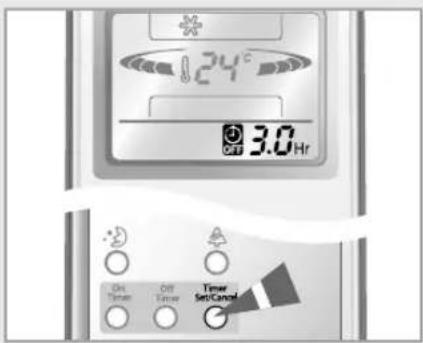 SAMSUNG US09P8GE - To Cancel the Off Timer - 2
