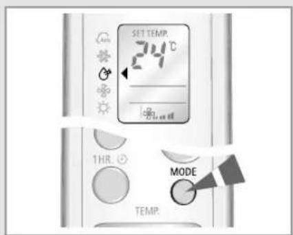SAMSUNG AQ18WJWB - Selecting the Dry Mode - 2