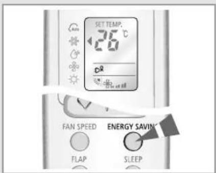 SAMSUNG AQT18WJWE - Selecting the Energy Saving Function - 2