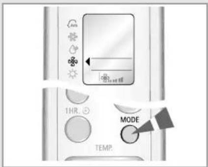 SAMSUNG IAQ18WJWE6 - Selecting the Fan Mode - 3