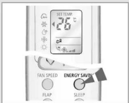 SAMSUNG IAQT12WHWE - Selecting the Energy Saving Function - 2
