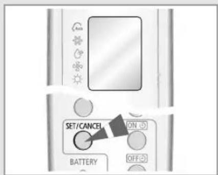 SAMSUNG IAQT12WHWE - Setting the On Timer - 4
