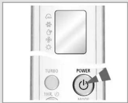 SAMSUNG IAQT12WHWE - Selecting the Cool Mode - 1