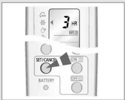 SAMSUNG IAQT12WHWE - To Cancel the Off Timer - 2