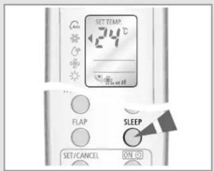 SAMSUNG IAQT12WHWE - To Cancel the Sleep Timer - 1