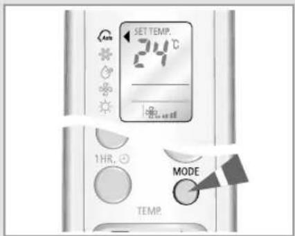 SAMSUNG IAQT12WHWE - Selecting the Auto Mode - 3