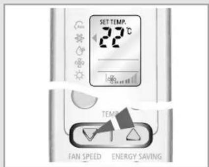 SAMSUNG IAQT12WHWE - Selecting the Cool Mode - 3